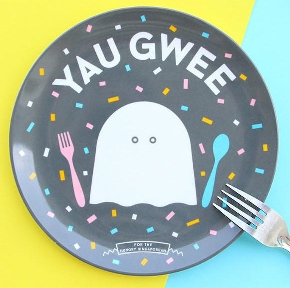 The Little Drom Store Melamine Plate (8 inch) (25 Designs) - Pupsik Singapore
