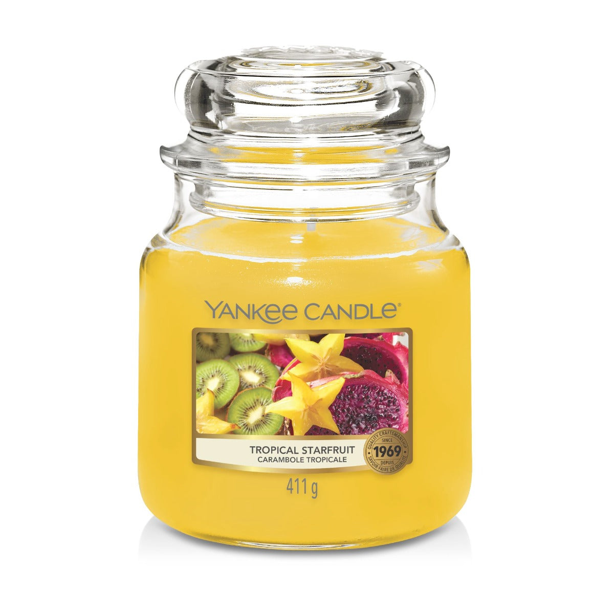 Yankee Candle Medium Jar Candle (14.5oz) - Tropical Starfruit