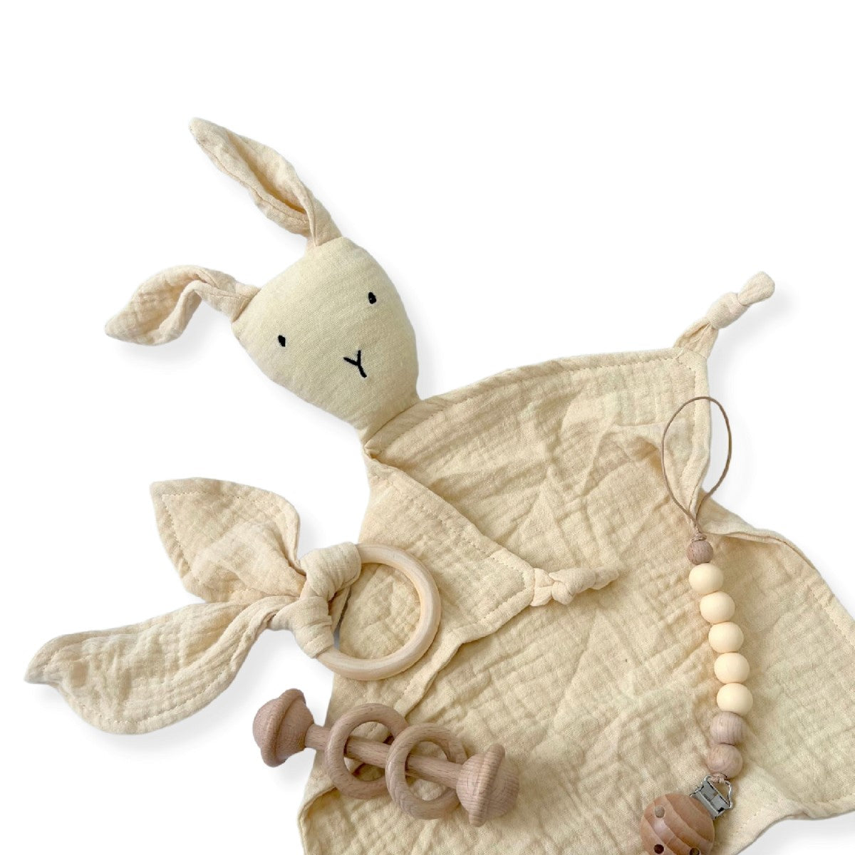 A, Apple Pie Playful Bunny Baby Gift Set (5 Colors) - Pupsik Singapore