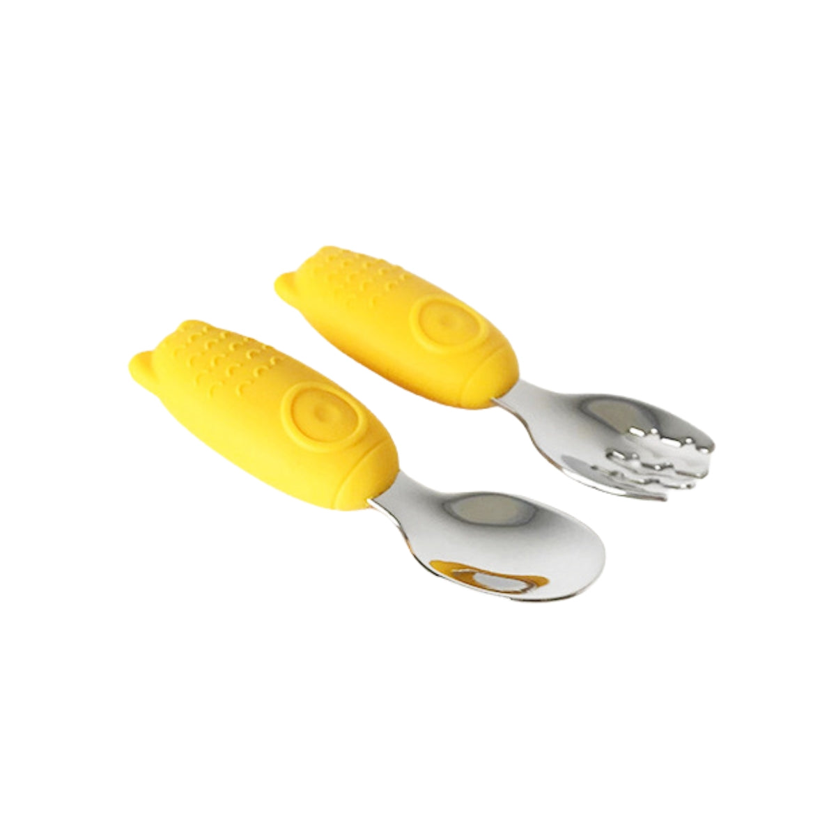 Biomom Fin-tastic Baby Stainless Steel Utensils Set with Case (2 Colors)