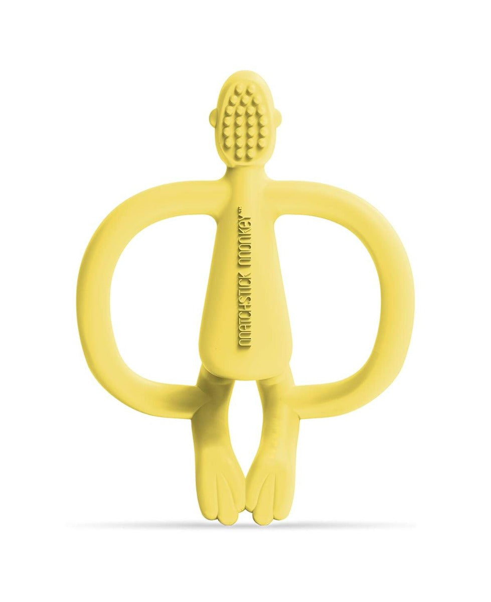 Matchstick Monkey Original Teething Toy & Gel Applicator - Grey