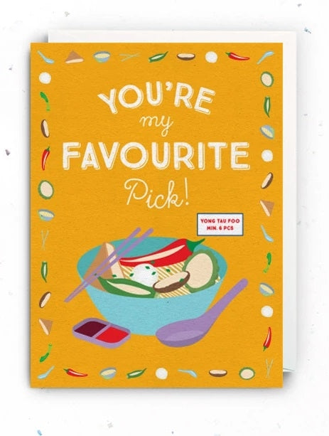 The Little Drom Store Love/Anniversary Greeting Card (4 Designs) - Pupsik Singapore