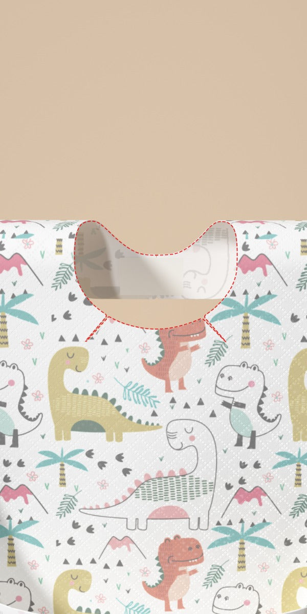 Youha Disposable Bibs, 20pcs (3 Designs)