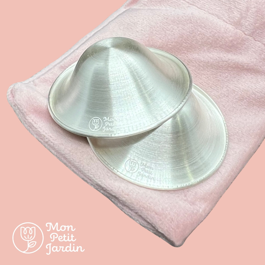 MPJ Silver Nursing Cups, 1 Pair (2 Sizes)