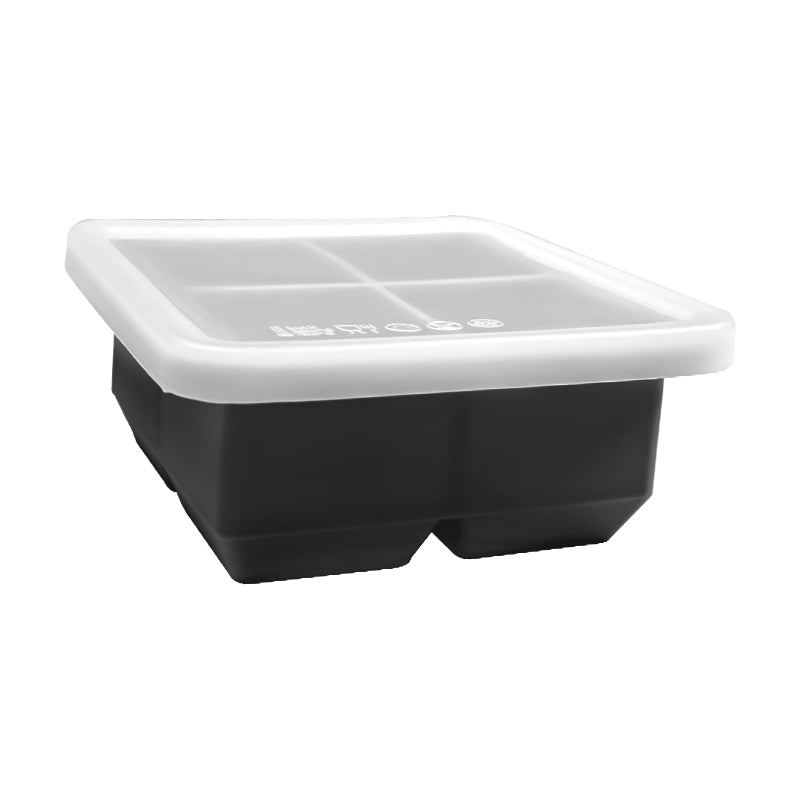 Biomom Pop N Go Silicone Food Portion Freezer Tray with Lid, 4 x 120ml (8 Colors) - Pupsik Singapore
