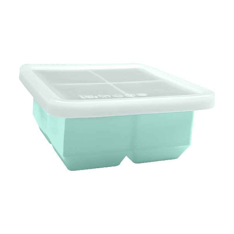 Biomom Pop N Go Silicone Food Portion Freezer Tray with Lid, 4 x 120ml (8 Colors) - Pupsik Singapore