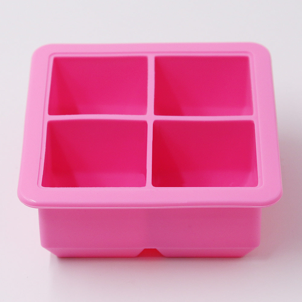 Biomom Pop N Go Silicone Food Portion Freezer Tray with Lid, 4 x 120ml (8 Colors) - Pupsik Singapore