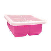 Biomom Pop N Go Silicone Food Portion Freezer Tray with Lid, 4 x 120ml (8 Colors)