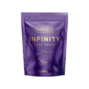 Pure Gold Protein Infinity Lady Shape Meal Replacement Shake, 450g -  Peach Yogurt (Exp 08/25)